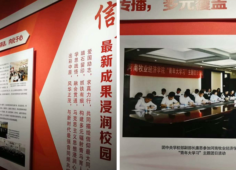万象城官网“青马工程”在全省“青马工程”工作推进会进行展示